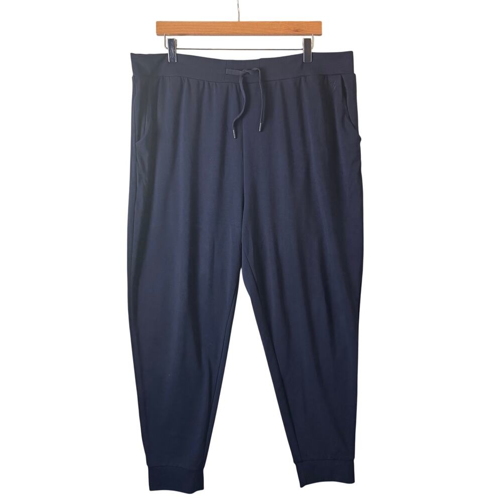 Cozy Earth Jogging Pants Womens XXL Bamboo Navy Blue Comfort Pockets Casual